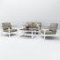 Petroni 4 Person Seating Group With Sunbrella Cushions