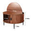 Table basse Mid-Century moderne avec rangement et porte tambour-1128188468