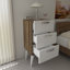 Carrion 40cm W Manufactured Wood Bedside Table