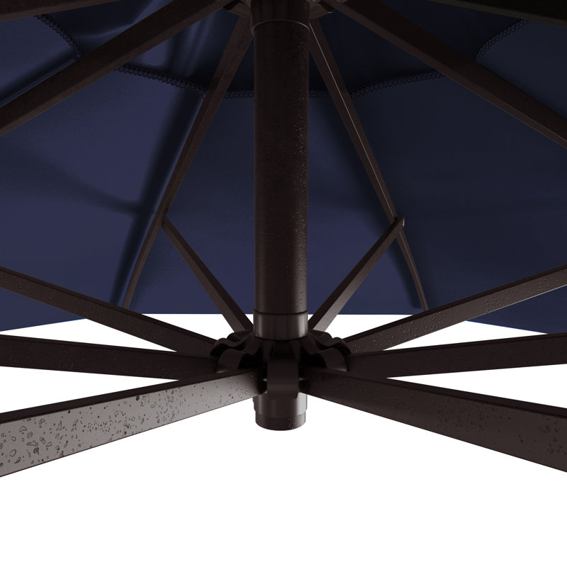 Jiles 108'' Cantilever Umbrella, Navy Blue- Olefin
