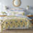 Laura Ashley Cassidy Floral Yellow Cotton Comforter Bonus Set-350826025