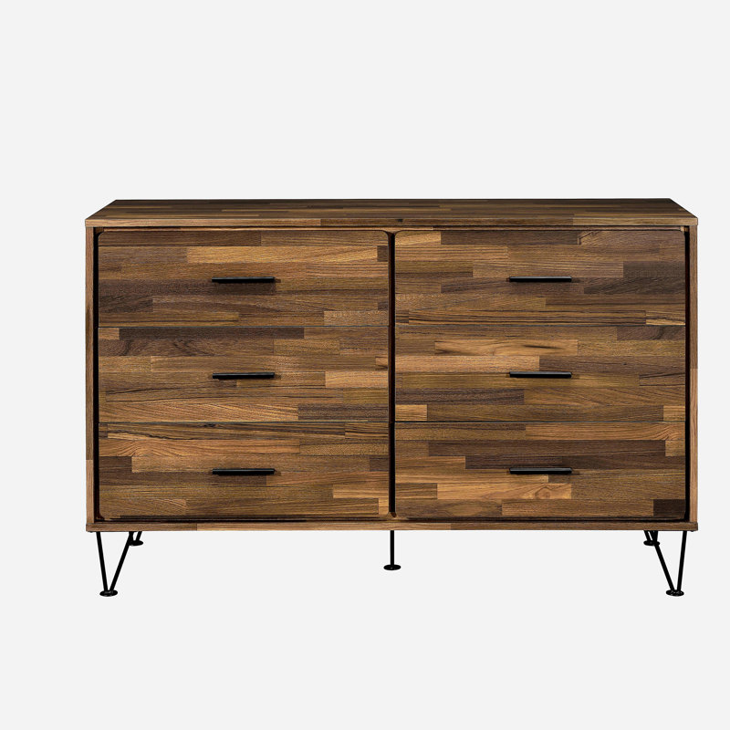 Commode 6 tiroirs Noyer