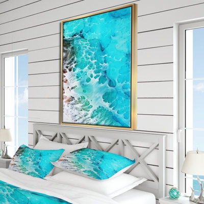 «Waves Epoxy Resin Art III», reproduction d'art sur toile