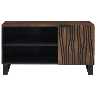 TV Cabinet 80 X 33 X 46 Cm Solid Mango Wood