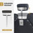 Necaise 24" W Reclining Barber Chair, Swivel Solon Chair, Faux Leather-136680400