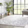 Tapis gris à motif de médaillon oriental transitionnel Granada