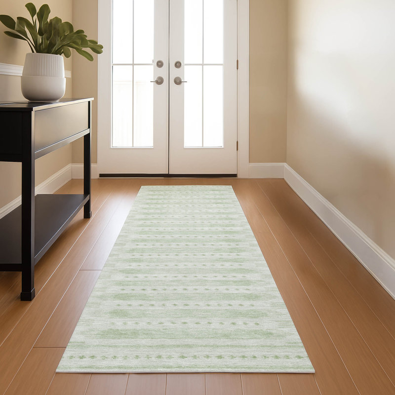 Premium Machine Washable Ashlynn Border Rug, Runner 2'3" x 7'6"