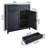 Storage Cabinet With Drawer And Adjustable Shelf In Black Kitchen Shelf, Finish