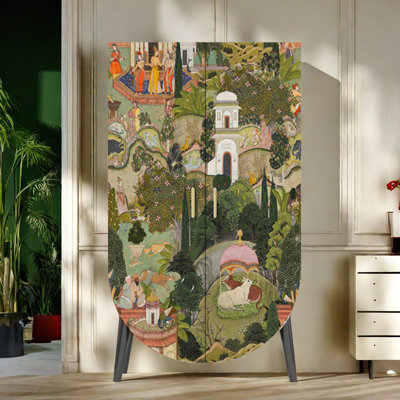Armoire haute à deux portes Vintage