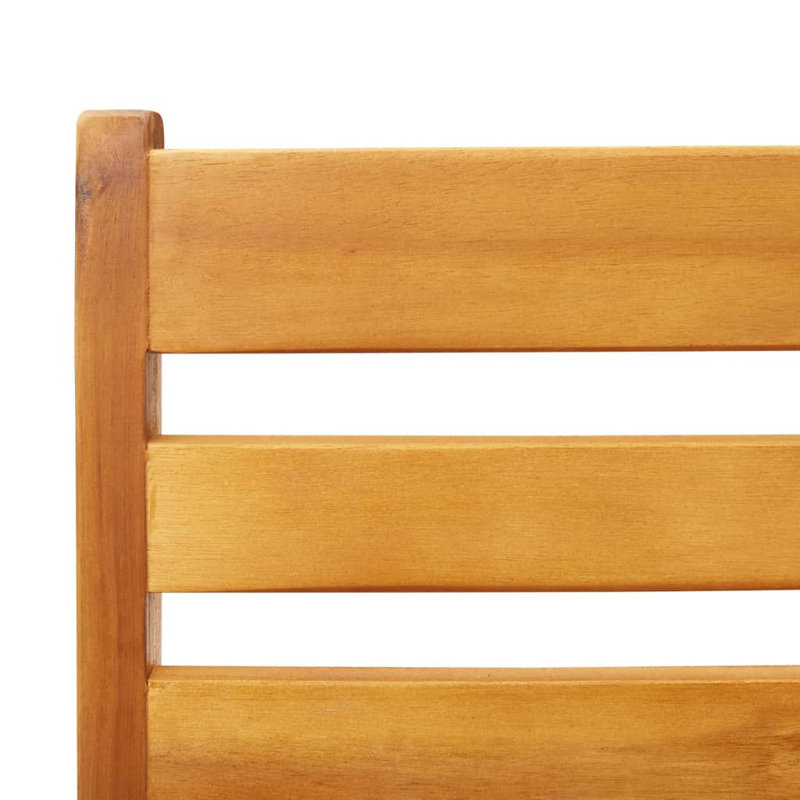 Patio Sofa Chair 2Pcs Solid Wood Acacia