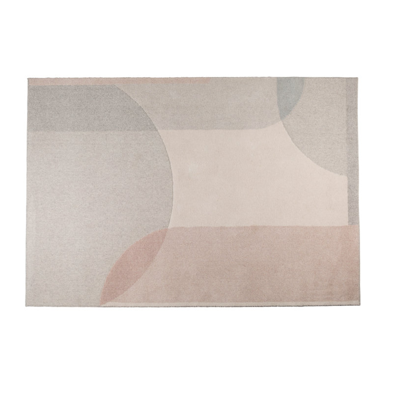 Tapis à motif géométrique Dream, Rose, Rectangle 5 pi x 7 pi 5 po
