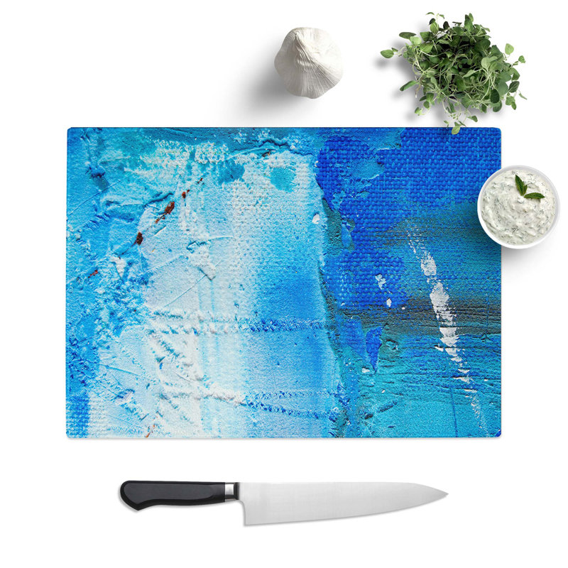 Tempered Glass Art Painting Vol.307 Chopping Board, 28.5 cm W x 20 cm L