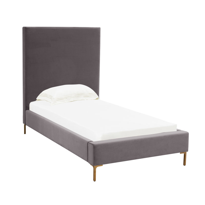 Twin Upholstered Platform Bed