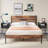 Adra 15.7'' W Metal Nightstand-1333461850
