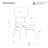 Solid Wood Dining Chair with Upholstered Seat-117435492