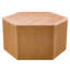 Table basse cannelée