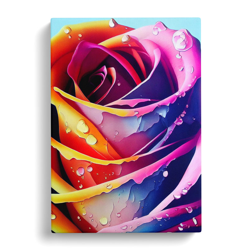 Tunney Rose Flower Vol.2 - Wrapped Canvas, 60cm H x 40cm W