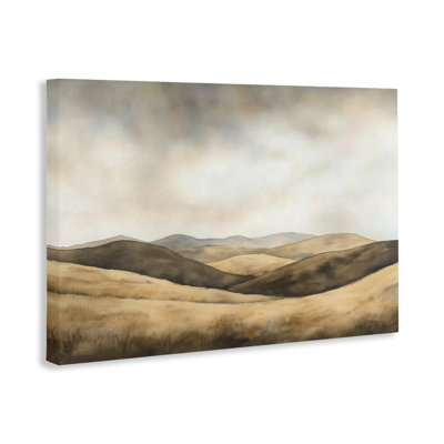 «Brown Landscape Hills Canvas», conception par LSR Creative Studio