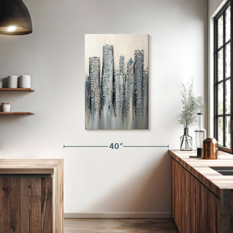 Avery Chicago City Buildings, 36" H x 24" W