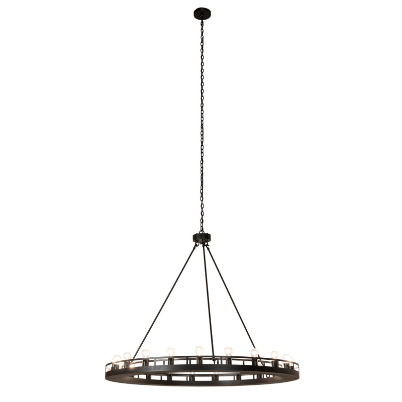 Lustre 20 lumières 60 "de large Barbury