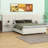 Upholstered Platform Bed With Big Headboard-1501819338-1501819340