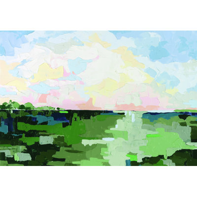 Paint Swatch Horizon - Wrapped Canvas Art Prints