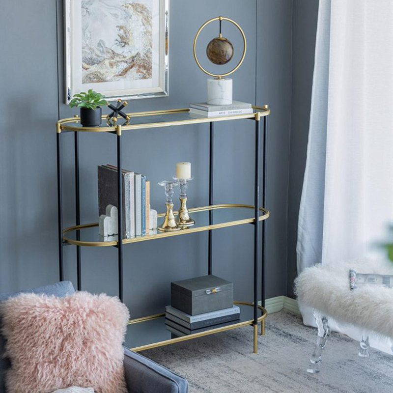 3-Tier Metal Console Table