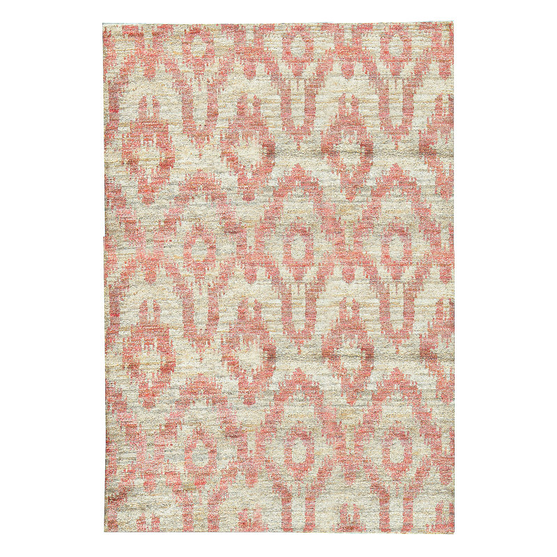 Tapis rouge noué à la main de haute qualité