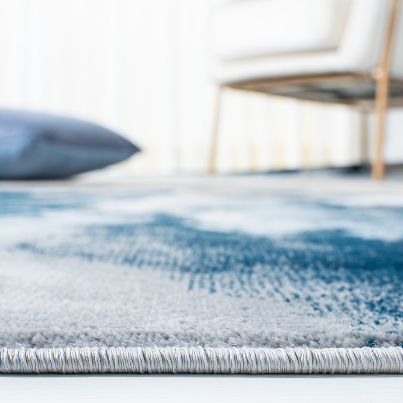 Estol Performance Abstract Rug, Rectangle 5'5" x 7'7"