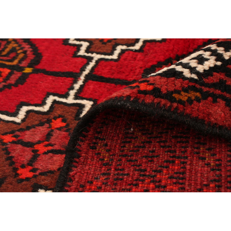 Boltuch One-of-a-Kind 3'5" X 5'5" New Age Wool Area Rug in Red