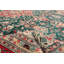 Tapis de bois one-of-kind-noué la 2010 tabrizs bleu/crème/crème/rouge 8 pi 3 po x 10 pi en laine 3 po Dundridge