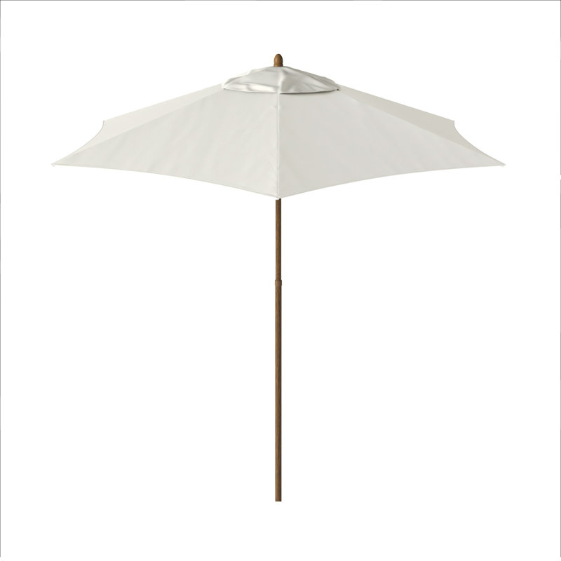 Parasol de marché Henry Street, Naturel - polyester