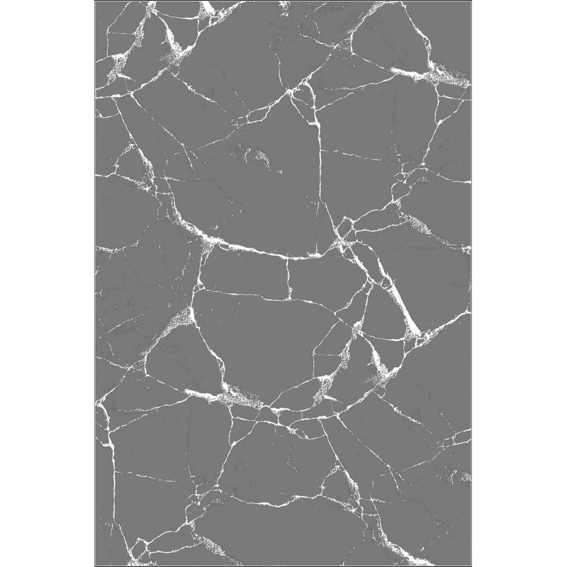 Soft & Durable Area Rug, 5.2 x 7.5 Feet, 100% Polyester, 650 g/m², 0.3 in Pile Height | Non-Slip PVC Dot Underside | Machine Washable, 3D Digital Print | Perfect for Living Room, Bedroom & Office Decor