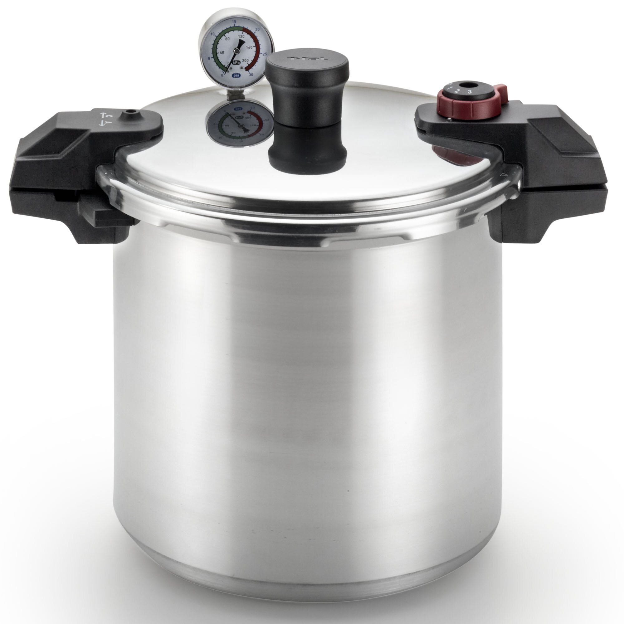Barton 22 qt. Aluminum Stovetop Pressure Cooker with Built-in Pressure Dial Gauge