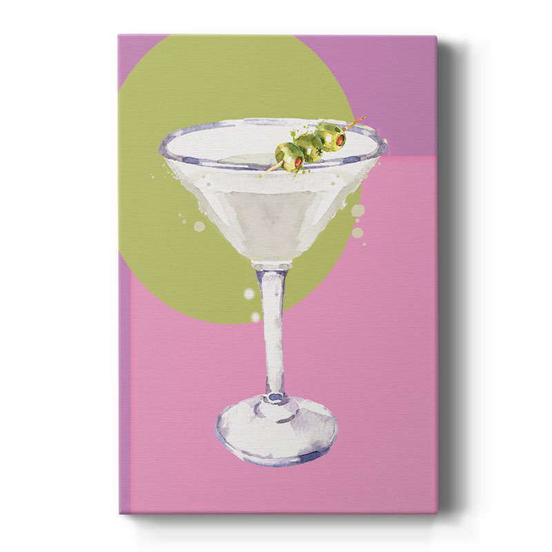 Martini - Cavas enveloppés de galerie, H 18 po x l 12 po