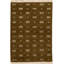 Hand-Knotted High-Quality Dark Olive Green Area Rug