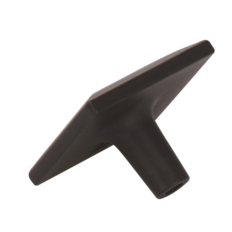 Poignée extensible carrée, Bronze huilé, H 1,5 po x l 1,5 po x P 1,13 po