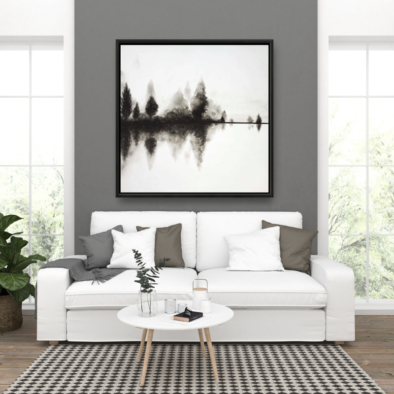 Reproduction de reflet sur toile, H 36 po x l 36 po