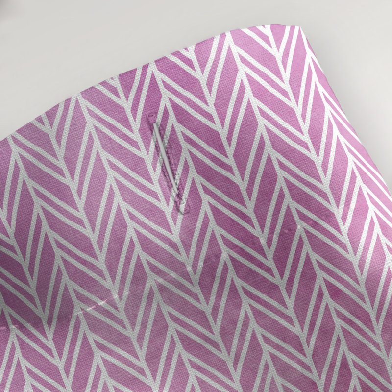 Rideau de douche Herringbone, Rouge / Mauve