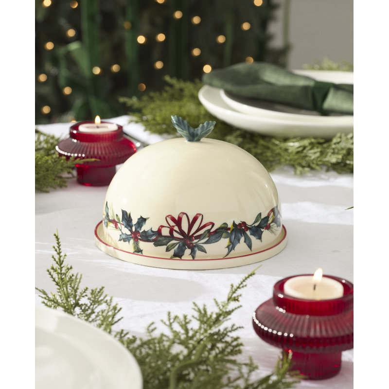 Lenox Winter Greetings Small Covered Dish
