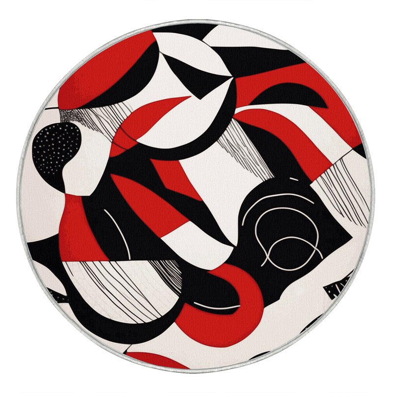 Obsidian Echo Rug, Round 3'