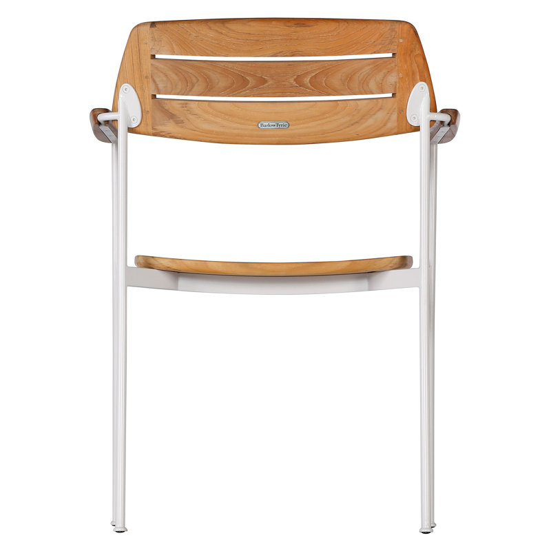 Layout Outdoor Dining Armchair, Arctic White