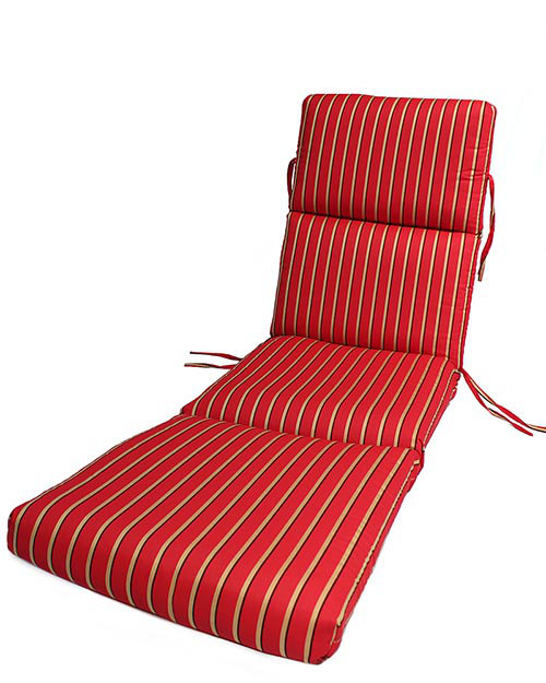 Rehm Sunbrella Outdoor 3'' Chaise Lounge Cushion Red Barrel Studio®