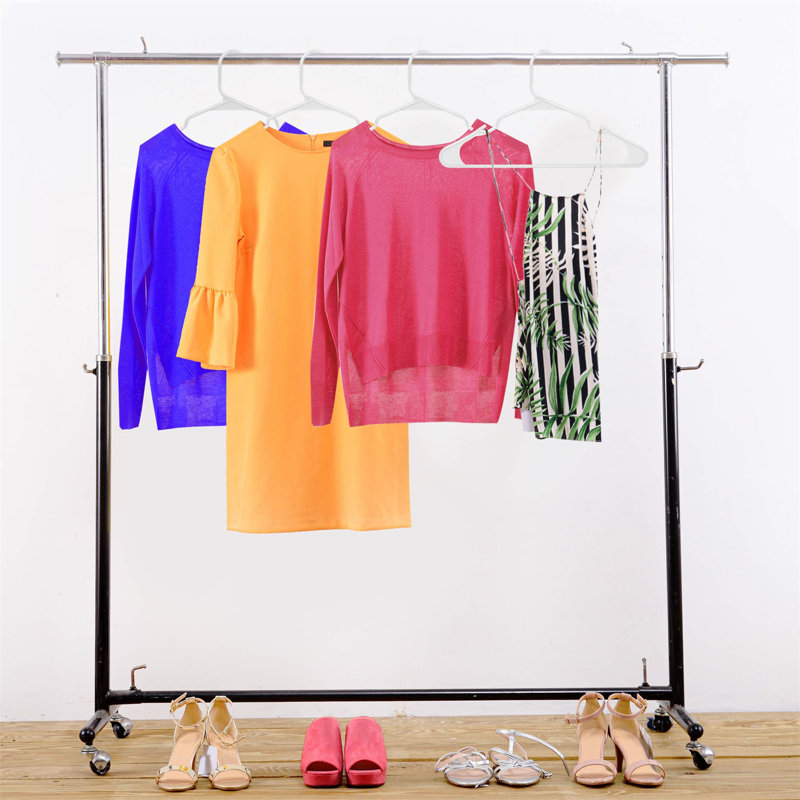 50-Pack White Plastic Hangers - Durable, Space-Saving Closet Organization Solution