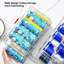 Organisateur de canettes de soda empilable transparent