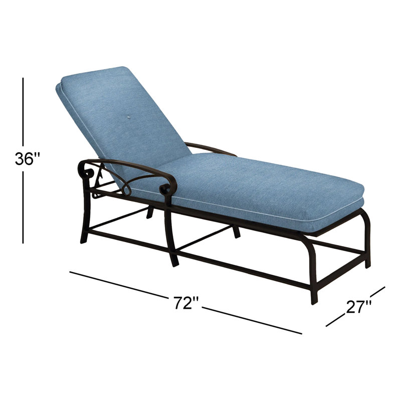 Palazzo Cushion Outdoor Chaise Lounge