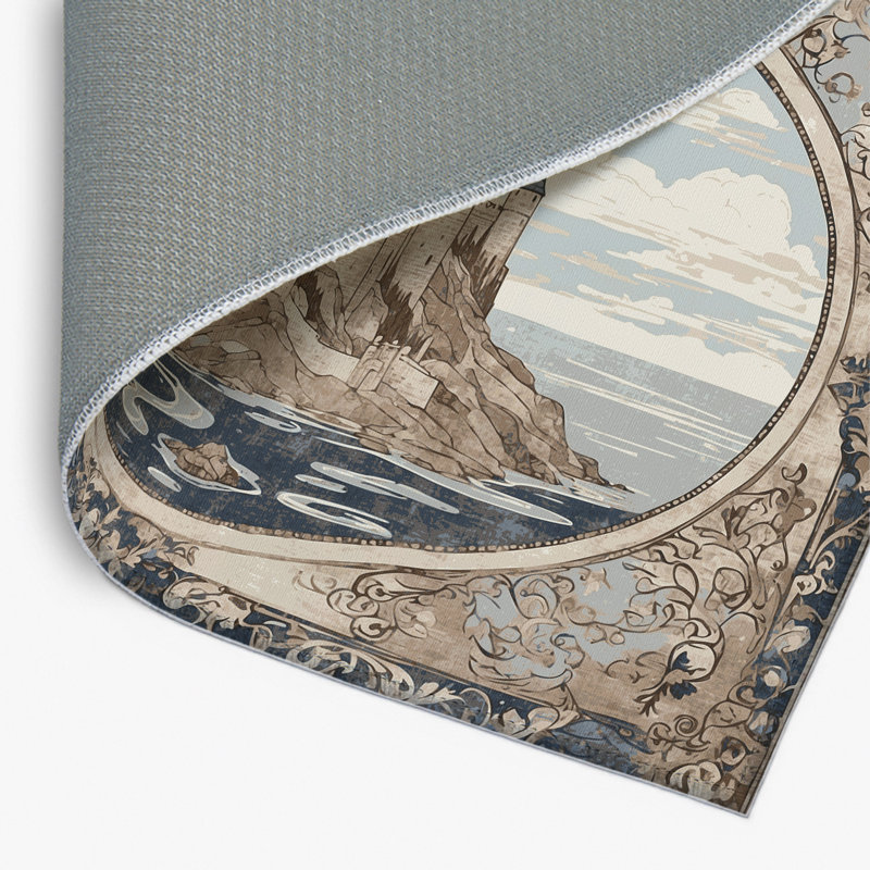 Chivalric Horizons Indoor And Outdoor Area Rug, Rectangle 4' x 6'