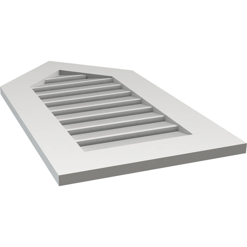 Ventilé à pignon fonctionnel en uréthane Signature, H 34 po x l 18 po x P 1 po, 6/12