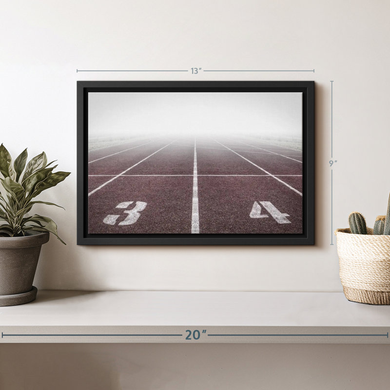 «Race Track Wall Art», H 9 po x l 13 po