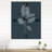 Minimal Leaf Monochromatic - Flowers Wall Clock-99640680